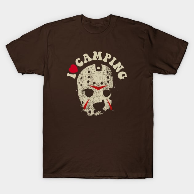 I LOVE TO CAMP HALLOWEEN T-Shirt by KERZILLA